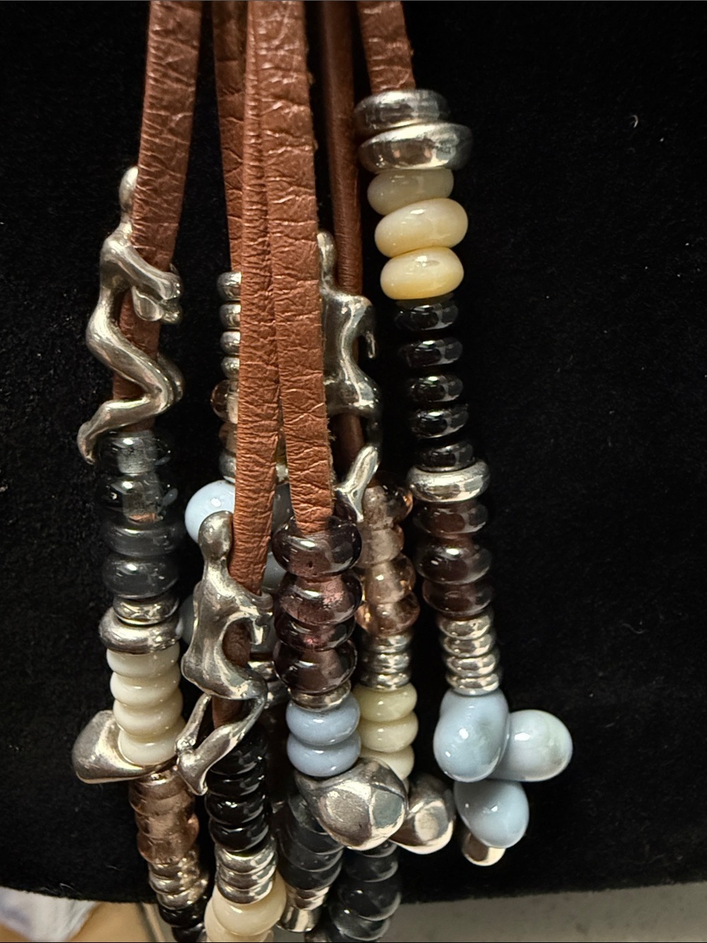 Uno De 50 MOWGLI Long Tassel Necklace Retired Piece Boho - Picture 7 of 7